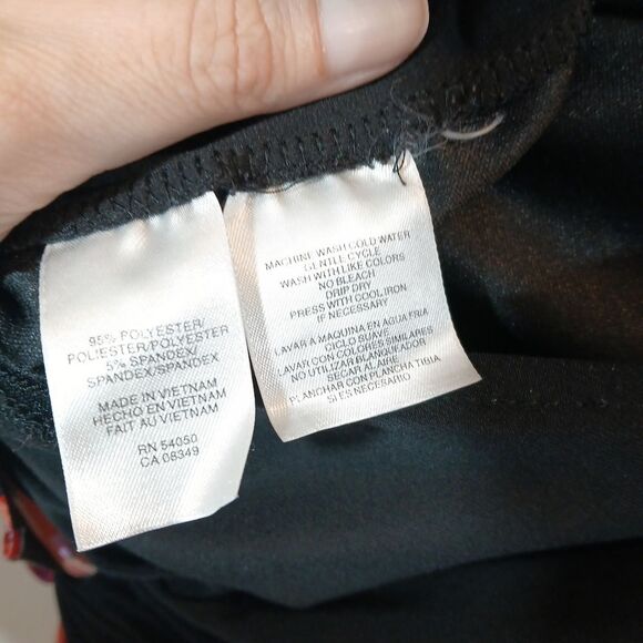 Jones Wear Dress Floral Twist Front Fitted - Picture 5 of 11